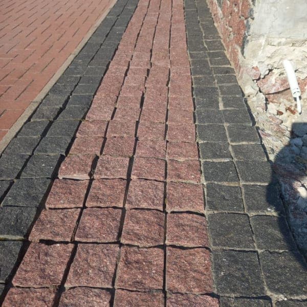 Red Crystal Granite Rockface Natural