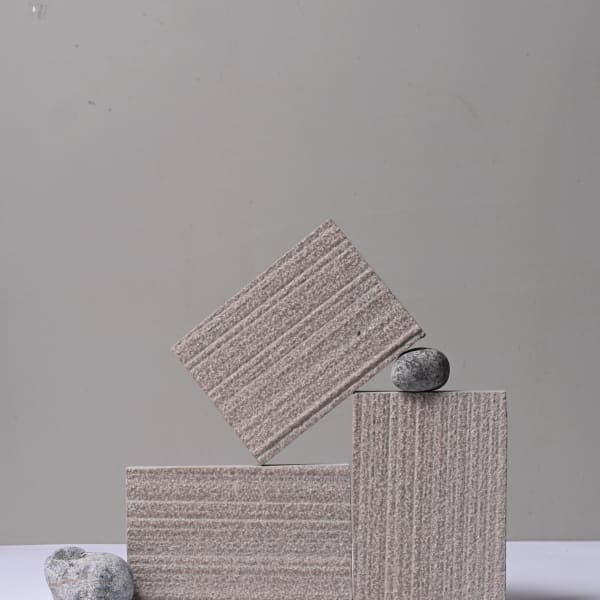 Sandy Brown Rustic Linea