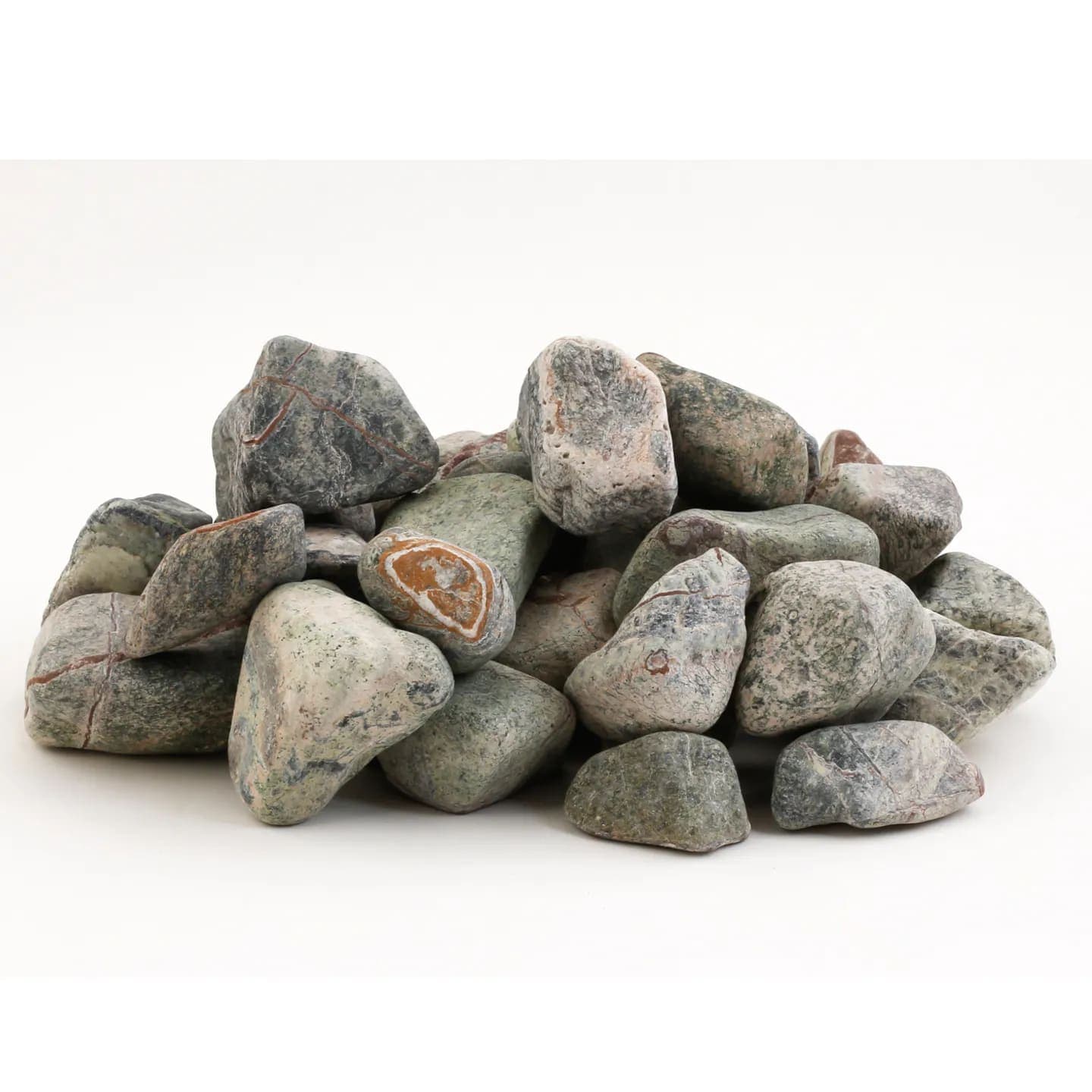 Rainforest Green Pebbles - alternate view