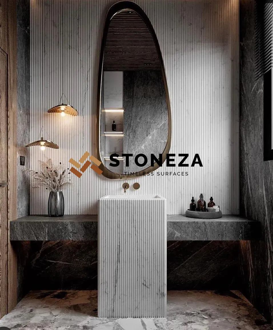 BANSWARA WHITE CONVEX FLUTE - Image 2