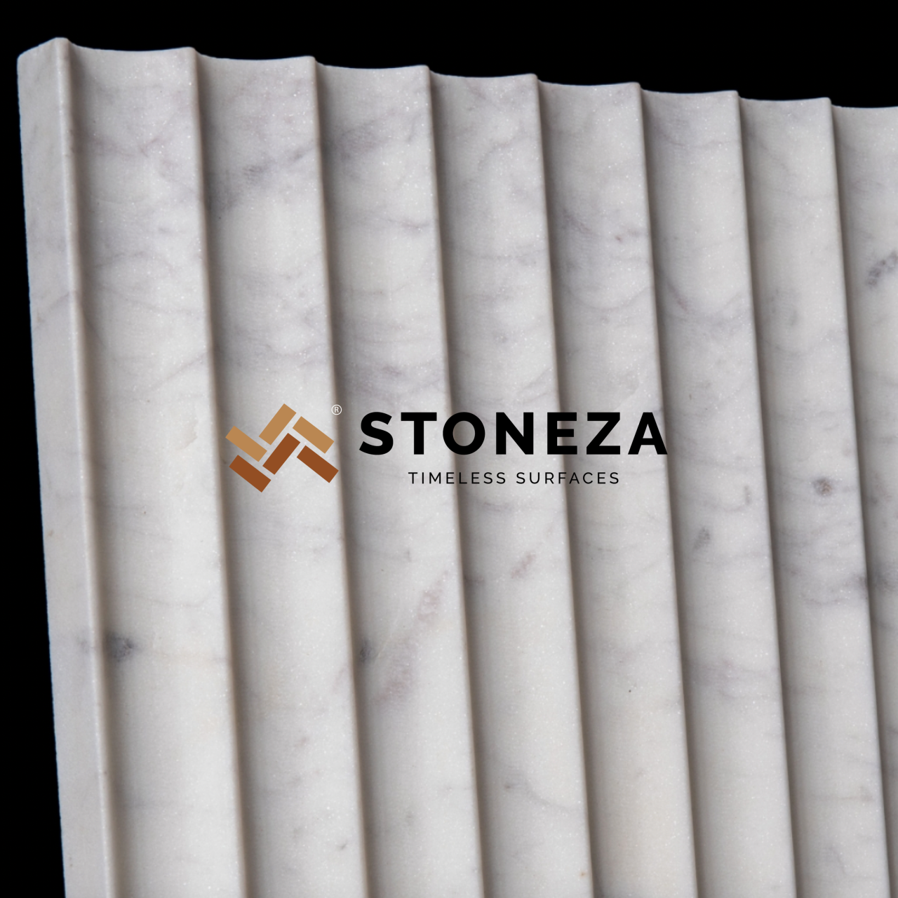 BANSWARA WHITE CONCAVE FLUTE