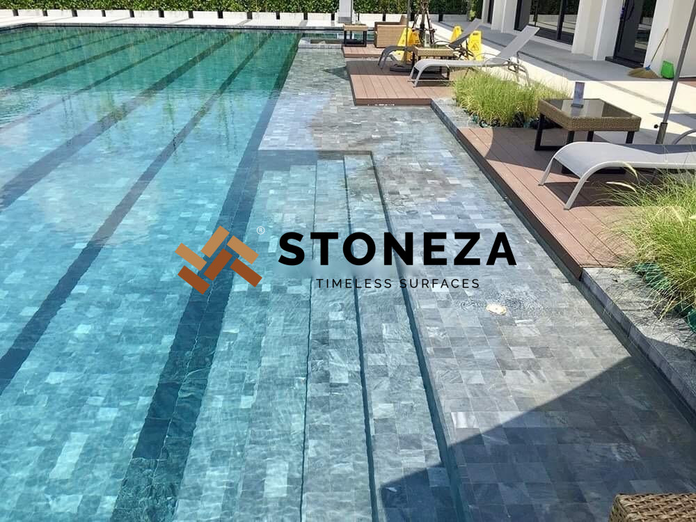 SILVER GREY POOL TILES - Image 2