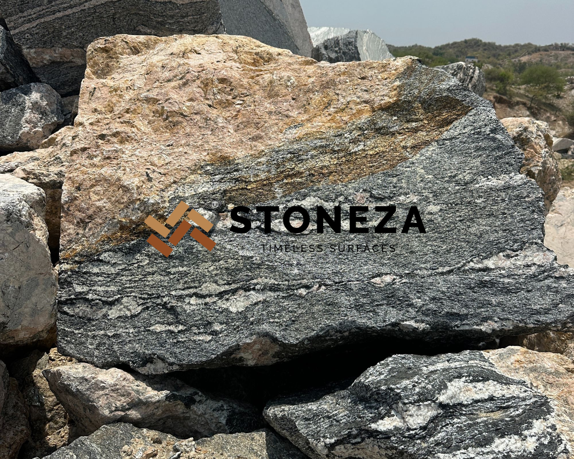 Black Granite Boulder - Image 3