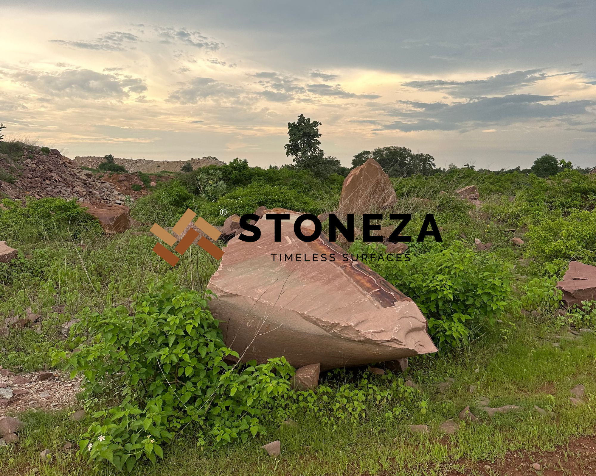 Mandana Red Stone Boulders