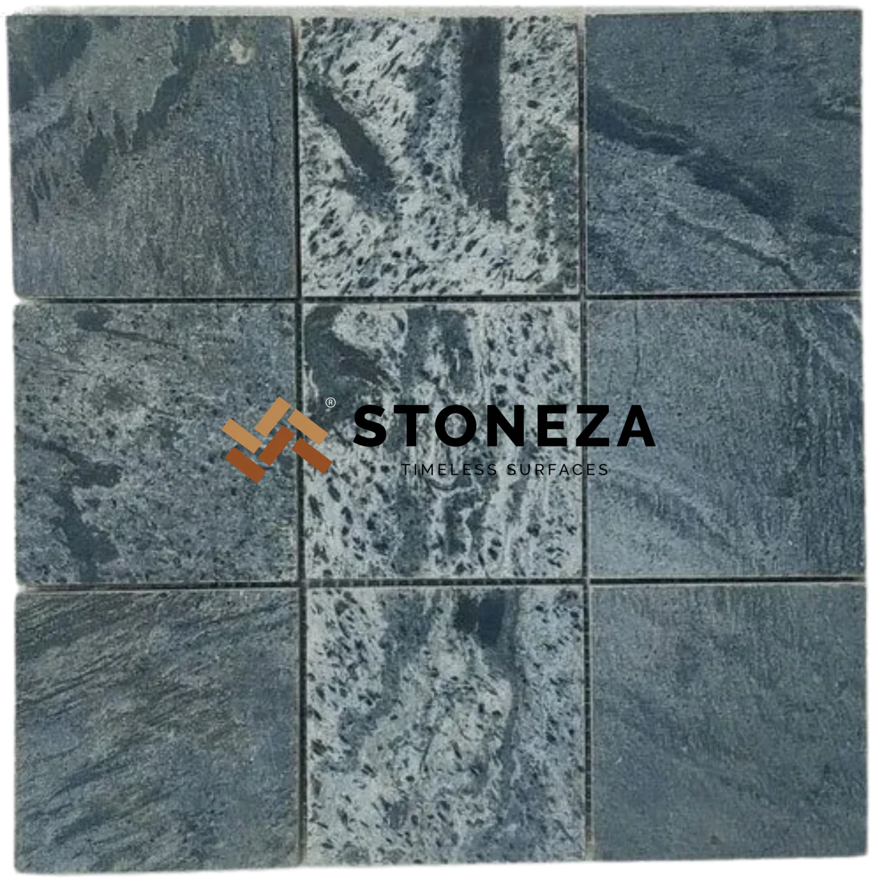 SILVER GREY POOL TILES