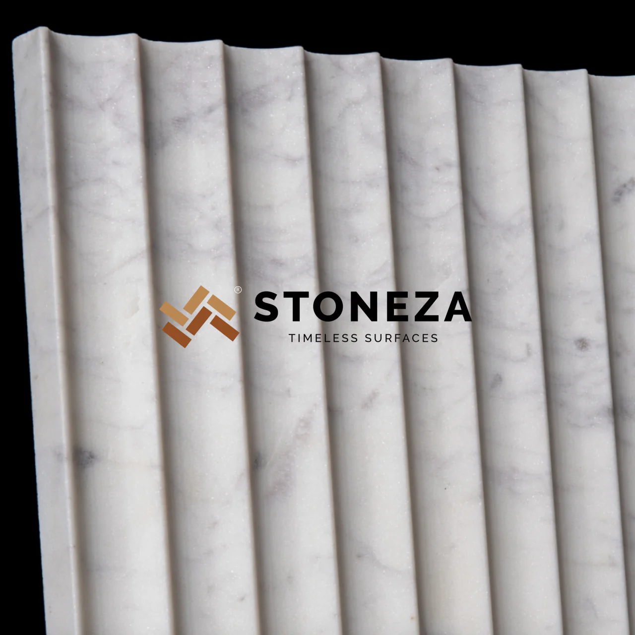 BANSWARA WHITE CONCAVE FLUTE