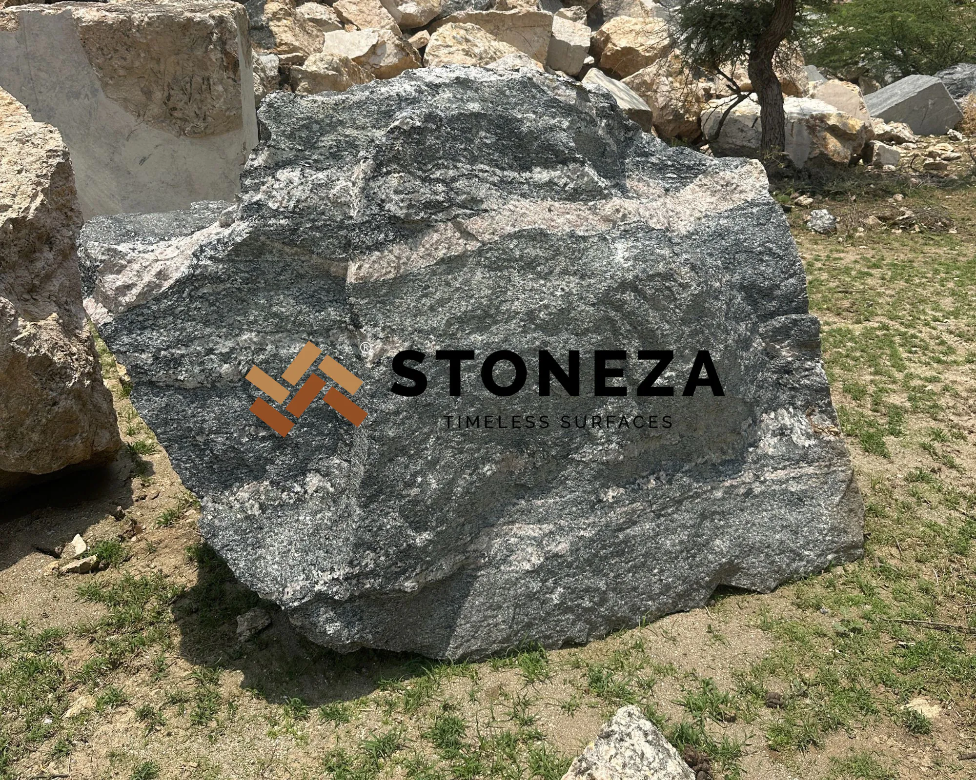 Black Granite Boulder - Image 2