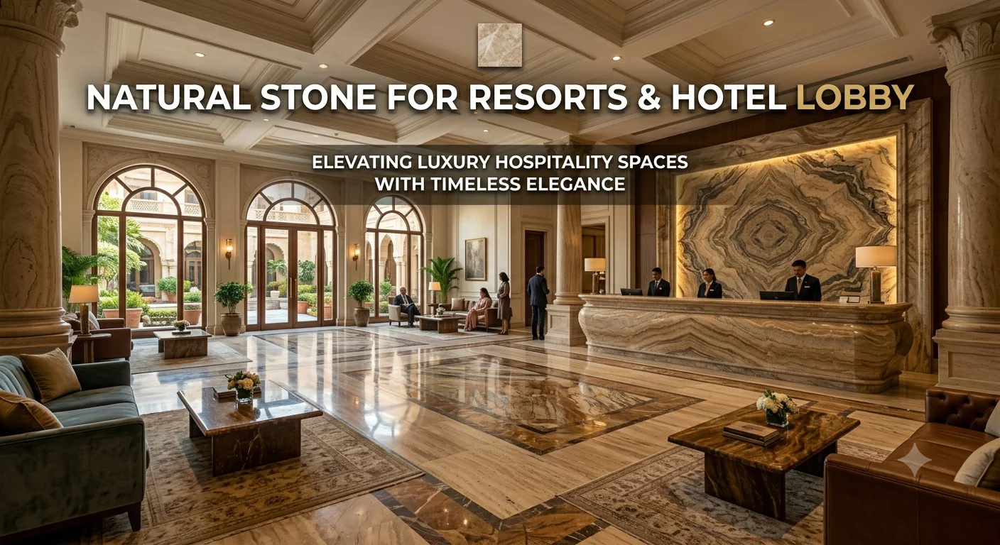Natural Stone for Resorts & Hotel Lobby